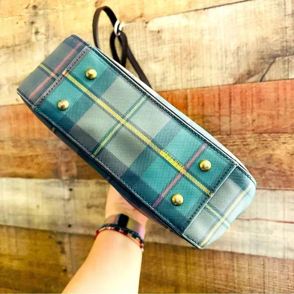 Rare Y2K Vintage Ralph Lauren Coated Canvas Leather Shoulder/Tote Bag - Picture 8 of 13